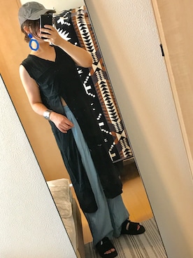 「アイテム（ピアス（両耳用））」を使った、mayuさん（レディース・160cm・30代）の夏コーディネート