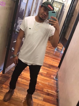 「BDG（ビーディージー）のアイテム」を使った、Jason Digalさん（メンズ・165cm）の春コーディネート