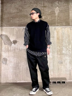 「no.（ナンバー）のアイテム」を使った、もってぃーさん（メンズ・168cm）の春コーディネート