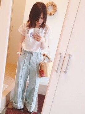 あおみさん（レディース・158cm）の夏コーディネート