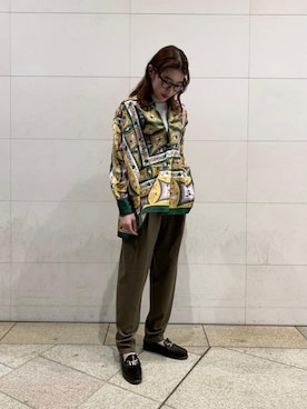 今村　朱里さん（レディース・162cm）の冬コーディネート