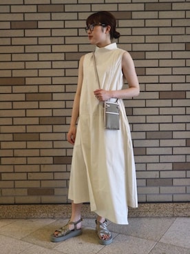 「ASTRAET（アストラット）のアイテム（ワンピース/ドレス）」を使った、今村　朱里さん（レディース・162cm）の春コーディネート