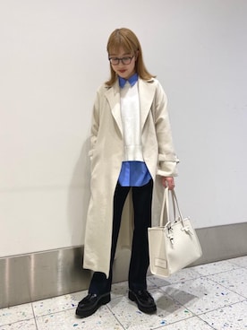 「UNITED ARROWS（ユナイテッドアローズ）のアイテム（その他アウター）」を使った、今村　朱里さん（レディース・162cm）の冬コーディネート