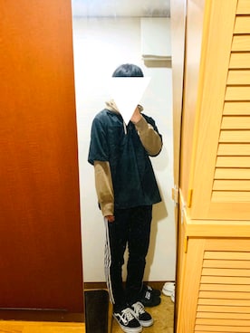 「WEGO（ウィゴー）のアイテム（その他トップス）」を使った、たたあお兄さんさん（メンズ・167cm）の冬コーディネート
