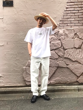 Junji Horiiさん（メンズ・182cm）の春コーディネート