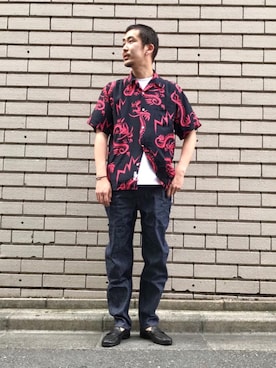 Junji Horiiさん（メンズ・182cm）の夏コーディネート