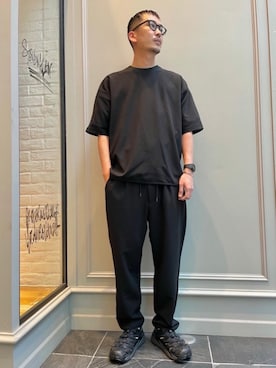 Junji Horiiさん(メンズ・182cm)の春コーディネート