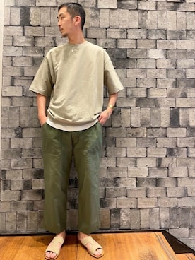 Junji Horiiさん(メンズ・182cm)の夏コーディネート