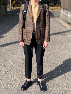 たけうちんさん（メンズ・174cm）の秋コーディネート