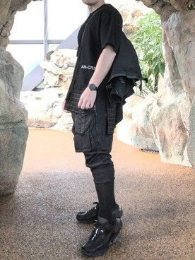「NIKEACG」｜「アイテム（ミリタリージャケット）」を使った、Bystanderさん（メンズ・171cm）の冬コーディネート