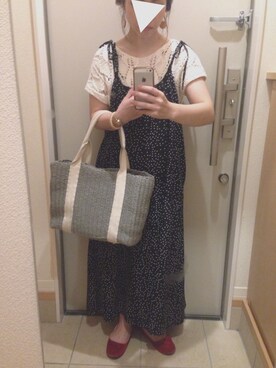 「DHOLIC（ディーホリック）のアイテム（サロペット/オーバーオール）」を使った、je***さん（レディース・156cm）の夏コーディネート
