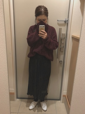 「ハイネックトップス」｜je***さん（レディース・156cm）の冬コーディネート