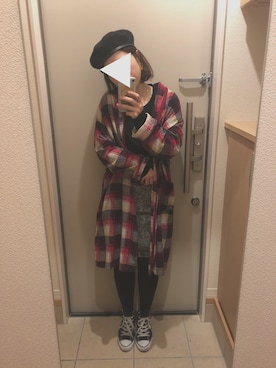 「ticog（ティコグ）のアイテム（アクセサリー）」を使った、je***さん（レディース・156cm）の冬コーディネート