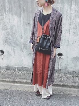 「UNTITLED（アンタイトル）のアイテム（ワンピース/ドレス）」を使った、coiさん（レディース・156cm）の秋コーディネート