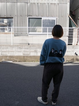 「Adoonplain」｜「アイテム（その他）」を使った、ナ　ホさん（レディース・146cm）の冬コーディネート