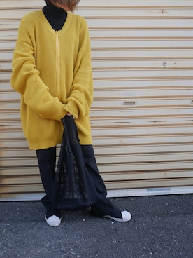 「Adoon plain（アドーンプレーン）のアイテム（バッグ）」を使った、ナ　ホさん（レディース・146cm）の春コーディネート