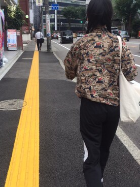 「JET LAG（ジェットラグ）のアイテム」を使った、池端さん（レディース・164cm）の冬コーディネート