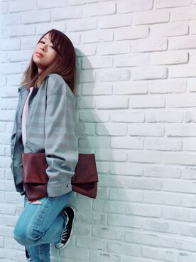 「ZIP FIVE（ジップファイブ）のアイテム（ジャケット/アウター）」を使った、SAYAKAさん（レディース・150cm）の冬コーディネート