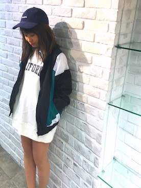 「ZIP FIVE（ジップファイブ）のアイテム（ジャケット/アウター）」を使った、SAYAKAさん（レディース・148cm）の冬コーディネート