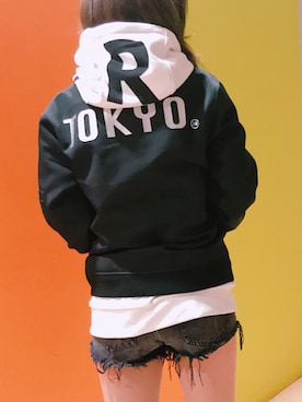 「ZIP FIVE（ジップファイブ）のアイテム（ジャケット/アウター）」を使った、SAYAKAさん（レディース・148cm）の春コーディネート