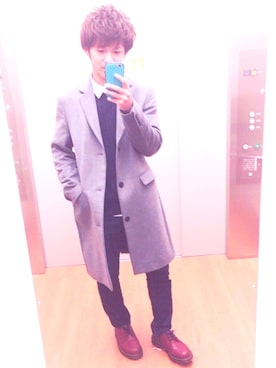 えちゃんさん(メンズ・173cm)の冬コーディネート