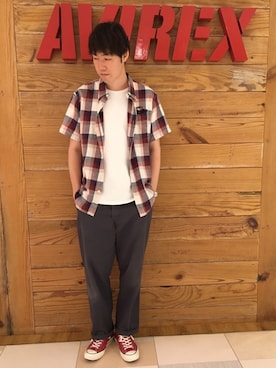 T.Takahashiさん（メンズ・185cm）の夏コーディネート