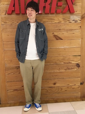 T.Takahashiさん（メンズ・185cm）の夏コーディネート