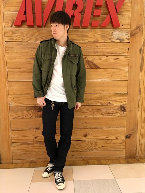 T Takahashi Avirex 町田 Avirexのミリタリージャケットを使ったコーディネート Wear