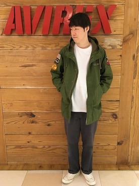 「M-51」｜「アイテム（モッズコート）」を使った、T.Takahashiさん（メンズ・185cm）の冬コーディネート