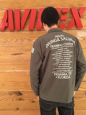 「アイテム（デニムパンツ）」を使った、T.Takahashiさん（メンズ・185cm）の冬コーディネート