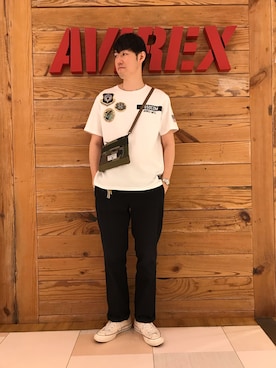 「アイテム（バッグ）」を使った、T.Takahashiさん（メンズ・185cm）の春コーディネート