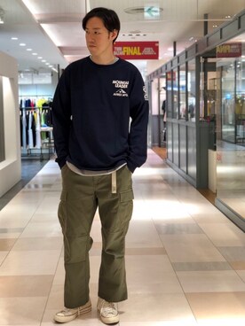 「AVIREXMILITARYCAMP」｜T.Takahashiさん（メンズ・185cm）の夏コーディネート