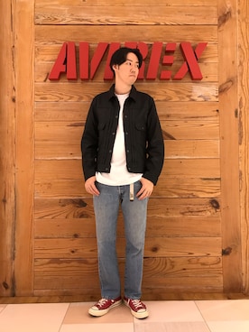 「赤スニーカー」｜T.Takahashiさん（メンズ・185cm）の秋コーディネート