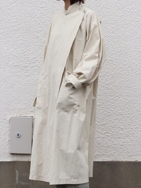 「emesuelee（エメスーリー）のアイテム（その他アウター）」を使った、emesueleeさん（レディース・163cm）の春コーディネート