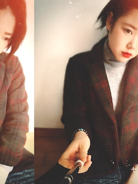 「看護学生」｜Ｒℹ︎Ｒℹ︎さん（レディース・168cm）の冬コーディネート