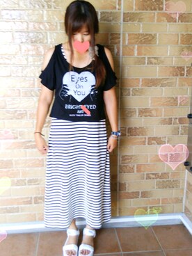 「ROYAL PARTY」｜あおさん（レディース・167cm）の夏コーディネート