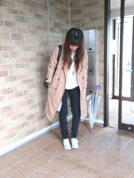 「CONVERSE（コンバース）のconverse（コンバース） ALL STAR OX（オールスターOX）（スニーカー）」を使った、あおさん（レディース・167cm）の秋コーディネート