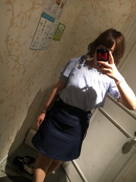 「ドラフトマジェ」｜ゆいたむさん（レディース・158cm）の夏コーディネート