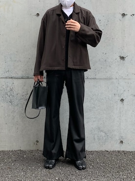 「stein（シュタイン）のアイテム（ベスト）」を使った、mittsuさん（メンズ・172cm）の春コーディネート
