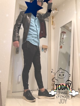 「Buffalo Bobs（バッファローボブズ）のアイテム（ジャケット/アウター）」を使った、moyuuさん（レディース・164cm）の春コーディネート
