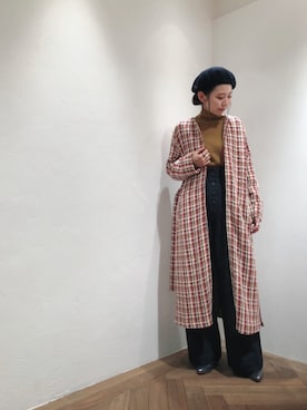 「ジョンブル　プライベート　ラボ(Johnbull Private labo)」｜「アイテム（パンプス）」を使った、shioriさん（レディース・156cm）の冬コーディネート