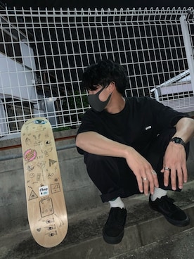 「FUTUR（フューチャー）のアイテム」を使った、10.5.1dさん（メンズ・168cm）の春コーディネート