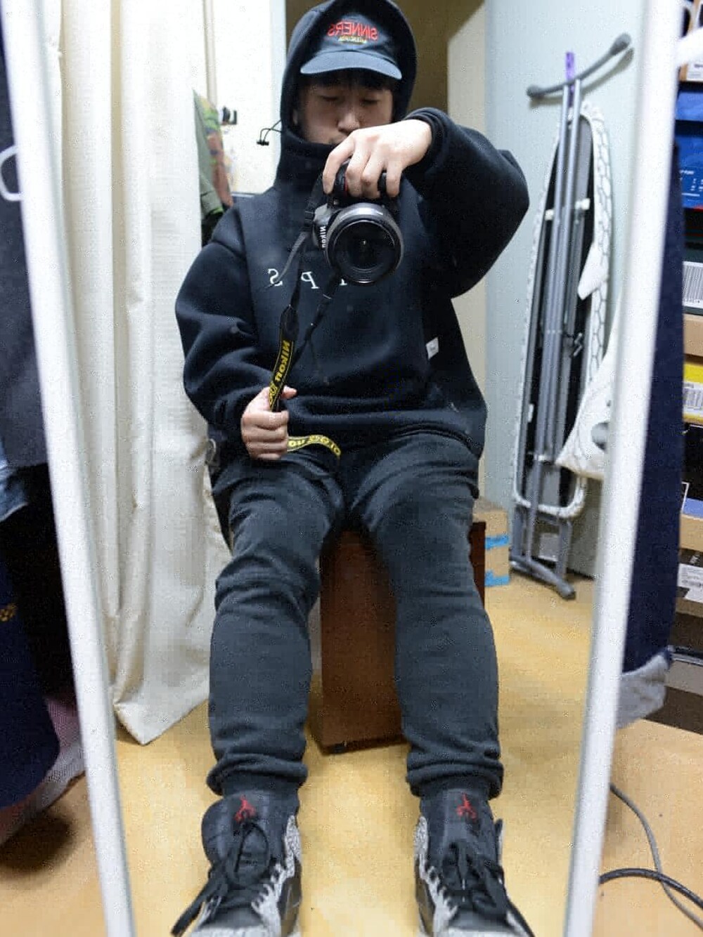 「wtaps、airjordan1、jordan1、BALENCIAGA」｜「BALENCIAGAのアイテム（キャップ、ブラック系）」を使った、YODA SHIMさん（メンズ・270cm）の夏コーディネートの1枚目の写真