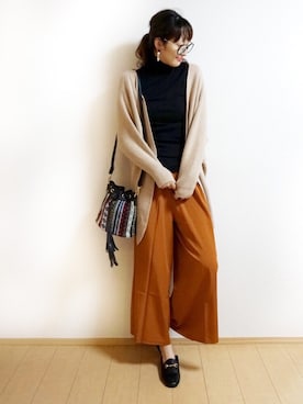 「Tiffee SELECT（ティフィーセレクト）のアイテム」を使った、Tiffee さん（レディース・173cm）の秋コーディネート