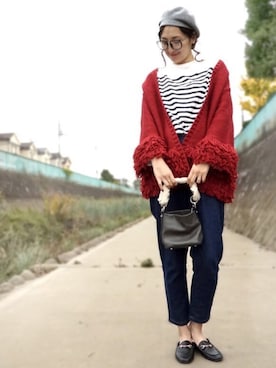 「Tiffee SELECT（ティフィーセレクト）のアイテム」を使った、Tiffee さん（レディース・173cm）の冬コーディネート