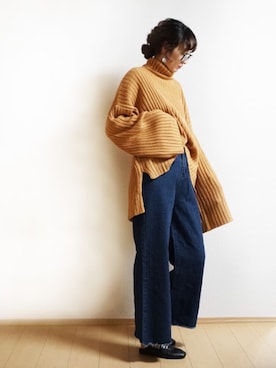 「Tiffee SELECT（ティフィーセレクト）のアイテム」を使った、Tiffee さん（レディース・173cm）の冬コーディネート