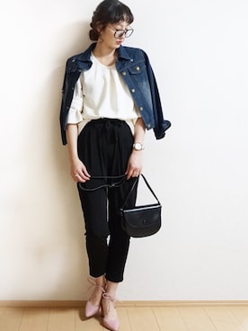 「Tiffee SELECT（ティフィーセレクト）のアイテム」を使った、Tiffee さん（レディース・173cm）の春コーディネート