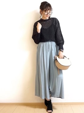 「Tiffee SELECT（ティフィーセレクト）のアイテム」を使った、Tiffee さん（レディース・173cm）の春コーディネート