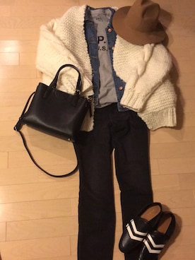 ycさん(レディース・158cm)の冬コーディネート