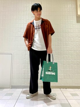 takumaさん（メンズ・184cm）の夏コーディネート